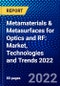 Metamaterials & Metasurfaces for Optics and RF: Market, Technologies and Trends 2022 - Product Image