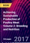 Achieving Sustainable Production of Poultry Meat Volume 2: Breeding and Nutrition - Product Image