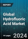 Global Hydrofluoric Acid Market by Grade (AHF, DHF Below 50% Concentration, DHF Over 50% Concentration), Type (Electronic Hydrofluoric Acid, Industrial Hydrofluoric Acid), Application, End-User - Forecast 2024-2030- Product Image