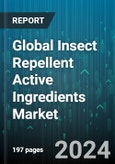 Global Insect Repellent Active Ingredients Market by Type (Diethyl Carbonate, Diethyl Phenyl Acetamide, EBAPP / IR3535), Concentration (10%-50%, Less Than 10%, More Than 50%), Insect, End-Application - Forecast 2024-2030- Product Image