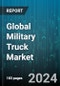 Global Military Truck Market by Type (Heavy, Light, Medium), Fuel (Diesel, Electric/Hybrid, Gasoline), Axle, Transmission - Forecast 2024-2030 - Product Thumbnail Image