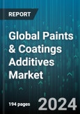 Global Paints & Coatings Additives Market by Type (Adhesion Promoting Agent, Anti-foam Agent, Dispersing Agent), Application (Architectural, Automotive, Industrial) - Forecast 2024-2030- Product Image