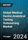 Global Medical Device Analytical Testing Outsourcing Market by Services (Bioburden Testing, Extractable & Leachable, Material Characterization), Therapeutic Areas (Cardiology, Dental, Diabetes Care), End-User - Forecast 2024-2030- Product Image