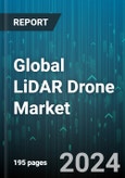 Global LiDAR Drone Market by Component (Batteries, Lidar Lasers, Navigation & Positioning Systems), Type (Fixed-Wing Lidar Drones, Rotary-Wing Lidar Drones), Range, Application - Forecast 2024-2030- Product Image