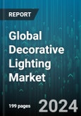 Global Decorative Lighting Market by Product (Chandelier, Cove Lights, Hall & Foyer Lights), Type (Accent Lighting, Ambient Lighting, Dynamic Lighting), Light Source, Power Source, Application, Distribution Channels - Forecast 2024-2030- Product Image