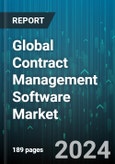 Global Contract Management Software Market by Component (Services, Software), Business Function (IT, HR, & Finance, Legal, Procurement), Organization Size, Deployment Type, Vertical - Forecast 2024-2030- Product Image