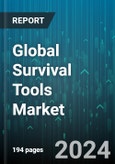 Global Survival Tools Market by Product (Compasses, First Aid Kits, Hatchets), Material (Aluminum, Plastic, Stainless Steel), Sales Channel, Application - Forecast 2024-2030- Product Image