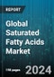 Global Saturated Fatty Acids Market by Type (C10-C16 Fatty Acids, C6-C8 Fatty Acids, C8-C10 Fatty Acids), Applications (Fatty Acid Ester, Fatty Amine & Fatty Amide, Rubber) - Forecast 2024-2030 - Product Image