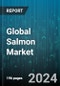 Global Salmon Market by Type (Canned, Farmed, Fresh), Species (Atlantic Salmon, Chinook Salmon, Coho Salmon), Sales Channel - Cumulative Impact of COVID-19, Russia Ukraine Conflict, and High Inflation - Forecast 2023-2030 - Product Image
