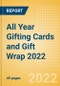 All Year Gifting Cards and Gift Wrap 2022 - Analyzing Market, Trends, Consumer Attitudes and Major Players - Product Image