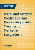 Metal and Material Production and Processing plants Construction Market in Bangladesh - Market Size and Forecasts to 2026 (including New Construction, Repair and Maintenance, Refurbishment and Demolition and Materials, Equipment and Services costs)- Product Image