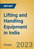 Lifting and Handling Equipment in India: ISIC 2915- Product Image