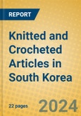 Knitted and Crocheted Articles in South Korea- Product Image