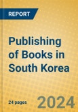 Publishing of Books in South Korea- Product Image