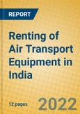 Renting of Air Transport Equipment in India- Product Image