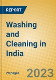 Washing and Cleaning in India: ISIC 9301- Product Image