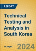 Technical Testing and Analysis in South Korea- Product Image