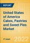 United States of America (USA) Cakes, Pastries and Sweet Pies (Bakery and Cereals) Market Size, Growth and Forecast Analytics, 2021-2026 - Product Thumbnail Image
