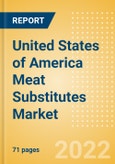 United States of America (USA) Meat Substitutes Market Size and Trend Analysis by Categories and Segment, Distribution Channel, Packaging Formats, Market Share, Demographics and Forecast, 2021-2026- Product Image