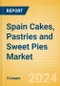 Spain Cakes, Pastries and Sweet Pies (Bakery and Cereals) Market Size, Growth and Forecast Analytics, 2023-2028 - Product Image