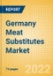 Germany Meat Substitutes Market Size and Trend Analysis by Categories and Segment, Distribution Channel, Packaging Formats, Market Share, Demographics and Forecast, 2021-2026 - Product Thumbnail Image
