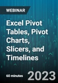 Excel Pivot Tables, Pivot Charts, Slicers, and Timelines - Webinar (Recorded)- Product Image