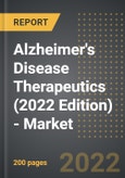 Alzheimer's Disease Therapeutics (2022 Edition) - Market Insight, Epidemiology and Pipeline Assessment (By Molecule Type, By Route of Administration, By Pipeline Phase)- Product Image