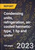 2024 Global Forecast for Condensing units, refrigeration (complete), air-cooled hermetic-type, 1 hp and under (2025-2030 Outlook)-Manufacturing & Markets Report- Product Image