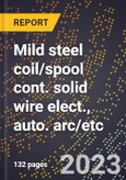 2024 Global Forecast for Mild steel coil/spool cont. solid wire elect., auto. arc/etc. (2025-2030 Outlook)-Manufacturing & Markets Report- Product Image