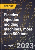 2024 Global Forecast for Plastics injection molding machines, more than 500 tons (2025-2030 Outlook)-Manufacturing & Markets Report- Product Image