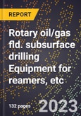 2024 Global Forecast for Rotary oil/gas fld. subsurface drilling Equipment for reamers, etc. (2025-2030 Outlook)-Manufacturing & Markets Report- Product Image