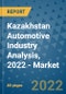 Kazakhstan Automotive Industry Analysis, 2022 - Market Outlook of Kazakhstan Passenger Cars, Commercial Vehicles, Electric Vehicles, Aftermarket, Shared mobility and Companies to 2030 - Product Thumbnail Image