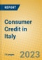 Consumer Credit in Italy - Product Image