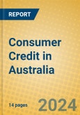 Consumer Credit in Australia- Product Image