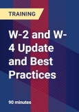 W-2 and W-4 Update and Best Practices - Webinar (Recorded)- Product Image