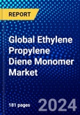 Global Ethylene Propylene Diene Monomer Market (2022-2027) by Type, Manufacturing Process, Application, and Geography, Competitive Analysis and the Impact of Covid-19 with Ansoff Analysis.- Product Image