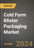 2023 Cold Form Blister Packaging Market Outlook Report - Market Size, Market Split, Market Shares Data, Insights, Trends, Opportunities, Companies: Growth Forecasts by Product Type, Application, and Region from 2022 to 2030- Product Image