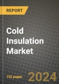 2023 Cold Insulation Market Outlook Report - Market Size, Market Split, Market Shares Data, Insights, Trends, Opportunities, Companies: Growth Forecasts by Product Type, Application, and Region from 2022 to 2030- Product Image