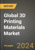 2024 Global 3D Printing Materials Market Outlook Report: Industry Size, Market Shares Data, Insights, Growth Trends, Opportunities, Competition 2023 to 2031- Product Image