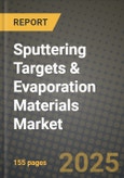 2024 Sputtering Targets & Evaporation Materials Market Outlook Report: Industry Size, Market Shares Data, Insights, Growth Trends, Opportunities, Competition 2023 to 2031- Product Image