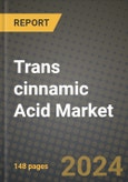 2024 Trans cinnamic Acid Market Outlook Report: Industry Size, Market Shares Data, Insights, Growth Trends, Opportunities, Competition 2023 to 2031- Product Image