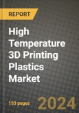 2024 High Temperature 3D Printing Plastics Market Outlook Report: Industry Size, Market Shares Data, Insights, Growth Trends, Opportunities, Competition 2023 to 2031- Product Image
