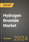 2023 Hydrogen Bromide Market Outlook Report - Market Size, Market Split, Market Shares Data, Insights, Trends, Opportunities, Companies: Growth Forecasts by Product Type, Application, and Region from 2022 to 2030- Product Image