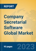 Company Secretarial Software Global Market Insights 2023, Analysis and Forecast to 2028, by Market Participants, Regions, Technology, Application, Product Type- Product Image