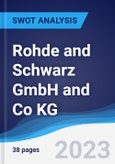 Rohde and Schwarz GmbH and Co KG - Strategy, SWOT and Corporate Finance Report- Product Image