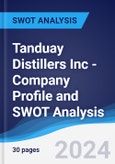 Tanduay Distillers Inc - Company Profile and SWOT Analysis- Product Image
