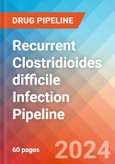 Recurrent Clostridioides difficile Infection (rCDI) - Pipeline Insight, 2024- Product Image