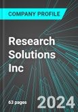 Research Solutions Inc (RSSS:NAS): Analytics, Extensive Financial Metrics, and Benchmarks Against Averages and Top Companies Within its Industry- Product Image