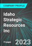 Idaho Strategic Resources Inc (IDR:NYS): Analytics, Extensive Financial Metrics, and Benchmarks Against Averages and Top Companies Within its Industry- Product Image