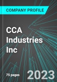 CCA Industries Inc (CAWW:PINX): Analytics, Extensive Financial Metrics, and Benchmarks Against Averages and Top Companies Within its Industry- Product Image